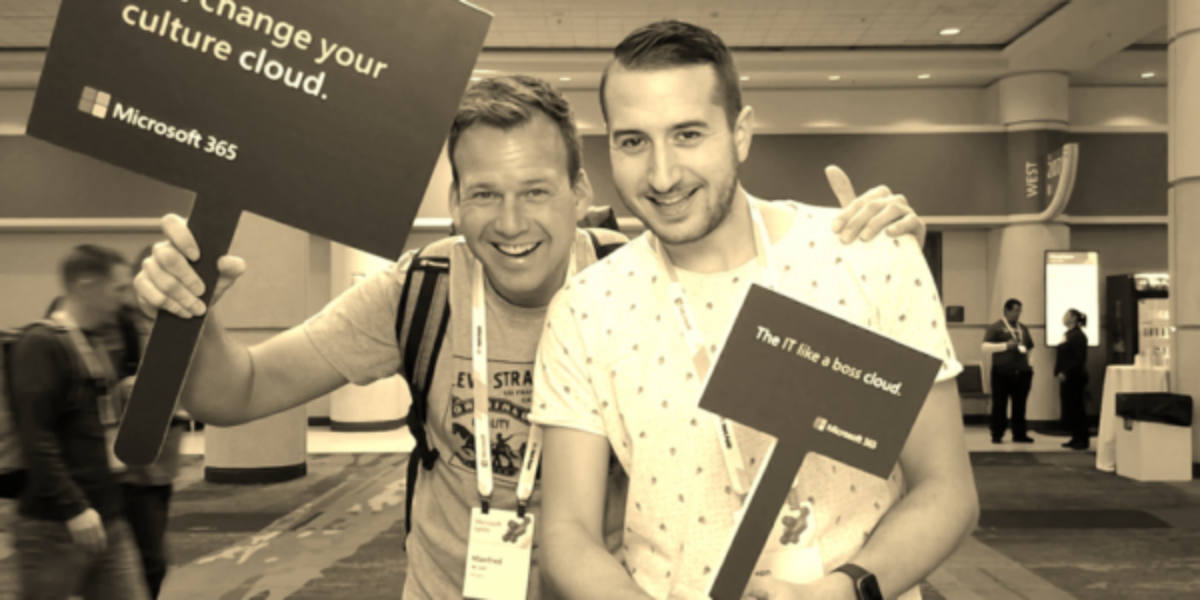 cloud engineers Leon en Manfred_ de Microsoft Ignite ’19 editie