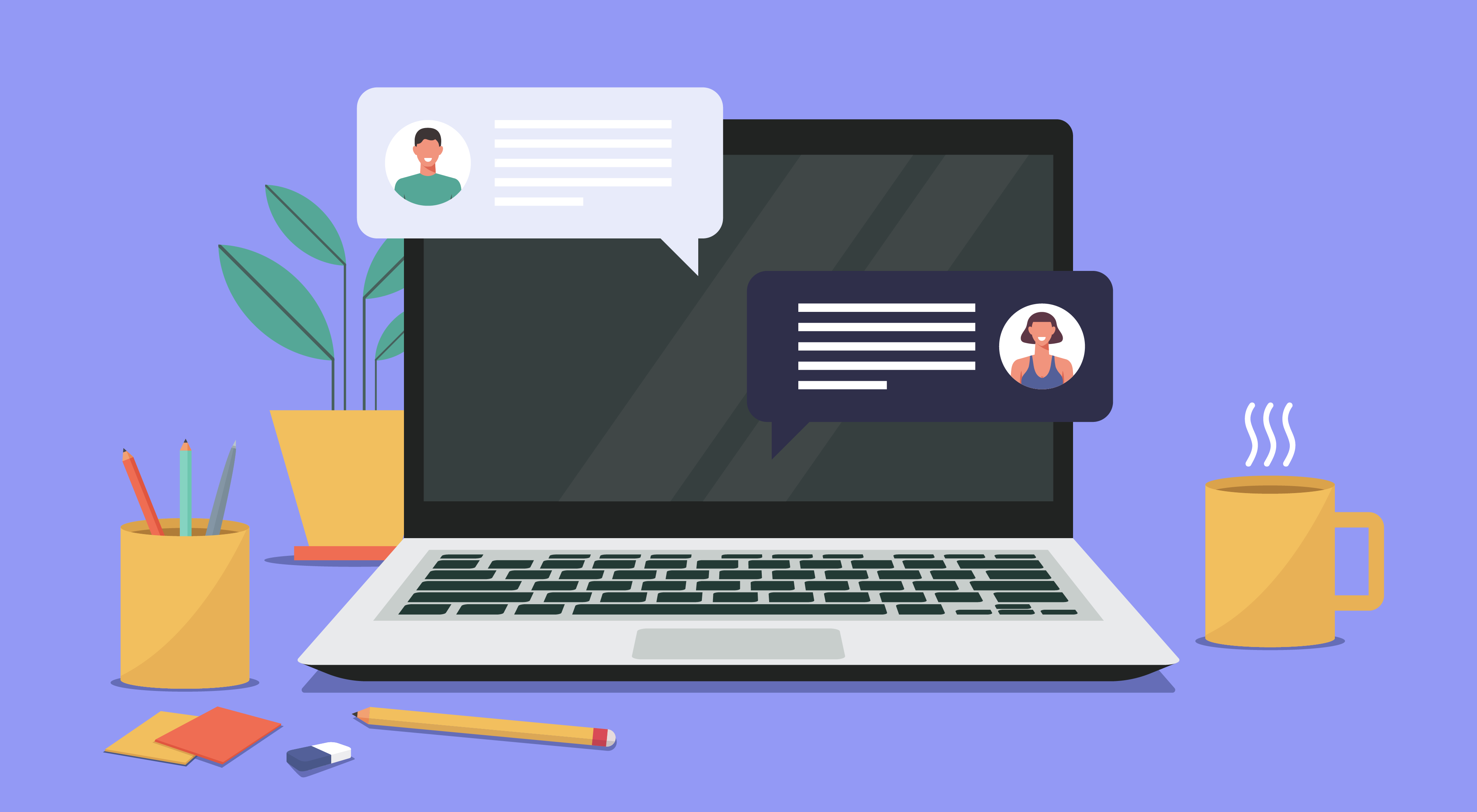 Slim online samenwerken: hoe doe je dat? 1 Teams chat